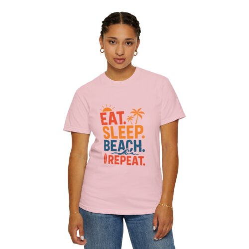 Beach Life Unisex T-Shirt - Eat Sleep Beach Repeat, Summer Wear, Vacation Shirt, Gift for Beach Lovers, Relaxed Summer Style. - Image 53