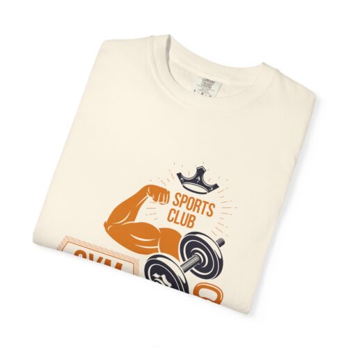 Gym Sports Club Workout T-Shirt — Muscle, Dumbbell & Kettlebell Fitness Tee. - Image 10