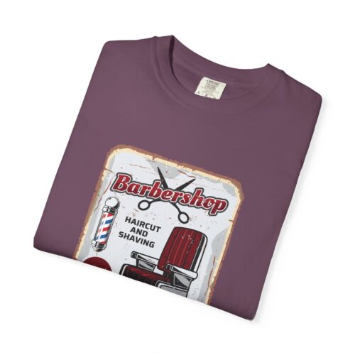 Vintage Barbershop T-Shirt, Unisex Graphic Tee, Haircut & Shaving Design, Barber Gift, Casual Wear, Retro Style, Gift for Him/Her. - Image 42