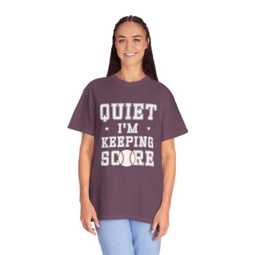 Baseball Scorekeeper T-Shirt | Unisex Garment-Dyed Tee | Ideal for Sports Fans, Coaches, Birthdays, and Game Days. - Image 12