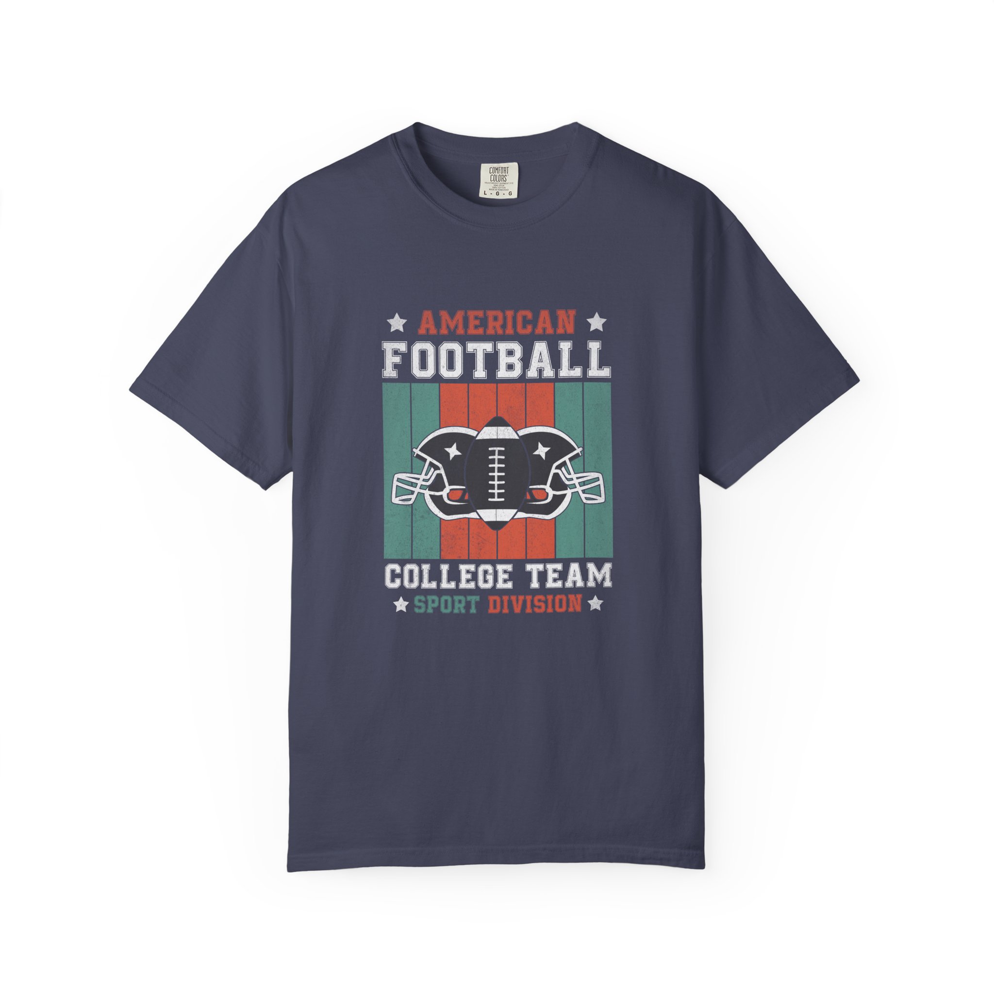 American Football College Team Unisex Garment-Dyed T-Shirt, Sports Fan Tee, Game Day Shirt, Gift for Football Lovers. - Image 25