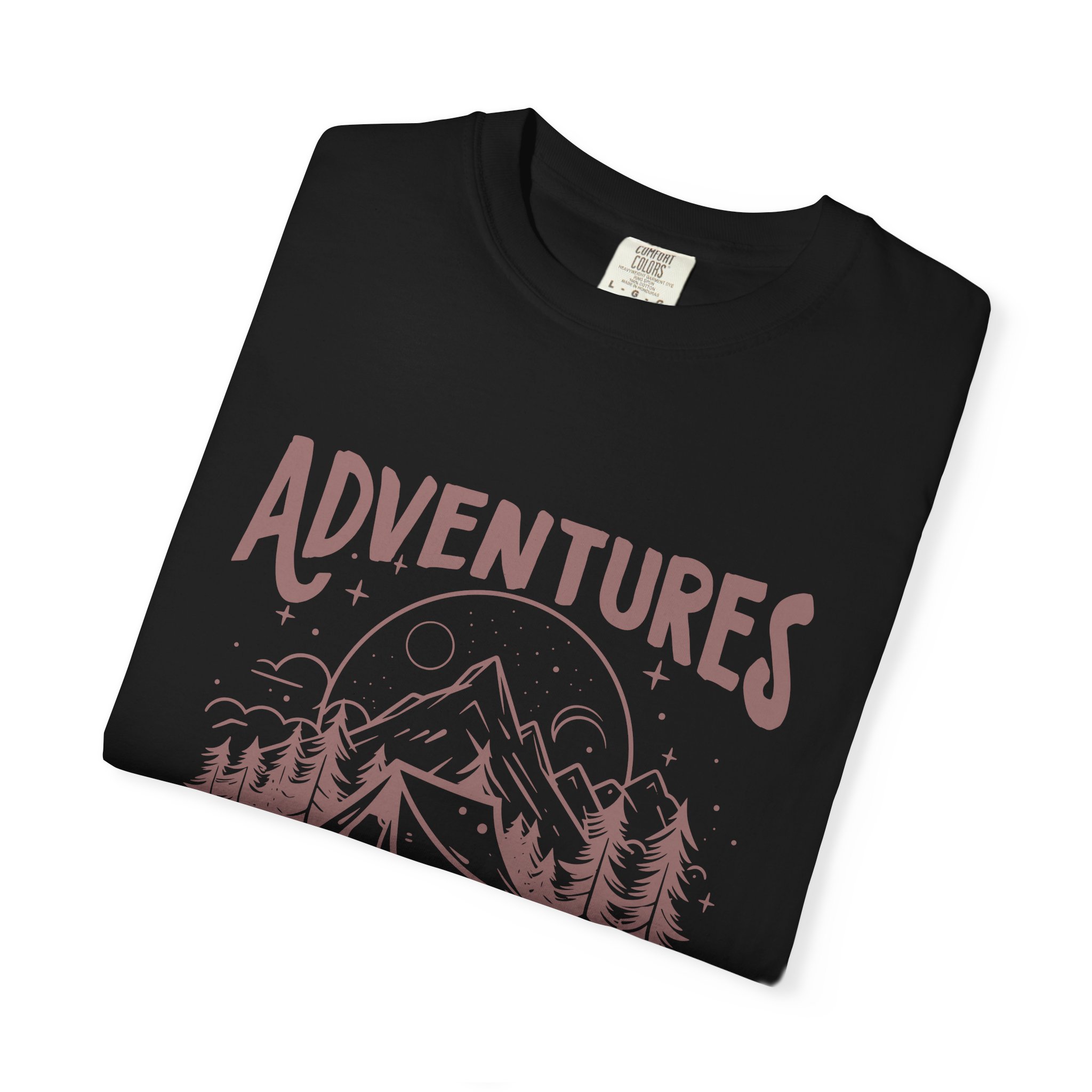 Adventure T-Shirt, Unisex Camping Tee, Outdoor Lover Gift, Nature Apparel, Travel Shirt, Hiking Outfit. - Image 2