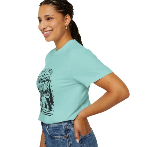Camping Therapy T-Shirt | Unisex Garment-Dyed Tee for Outdoor Lovers, Perfect Gift for Campers, Nature Lovers, and Adventure Seekers. - Image 38