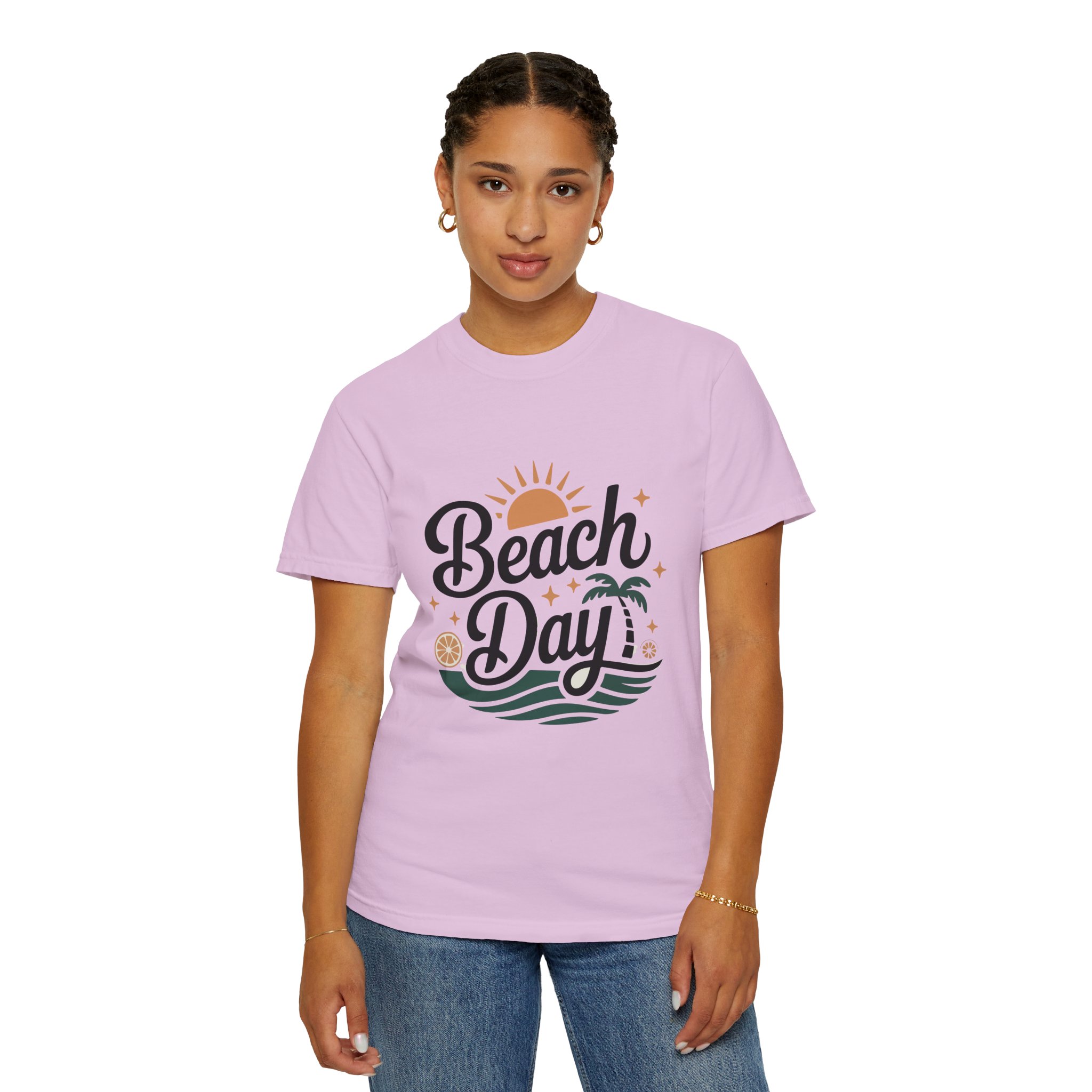 Beach Day Unisex Garment-Dyed T-Shirt, Summer Vibes Shirt, Casual Beachwear, Vacation Tee, Gift for Beach Lovers. - Image 21