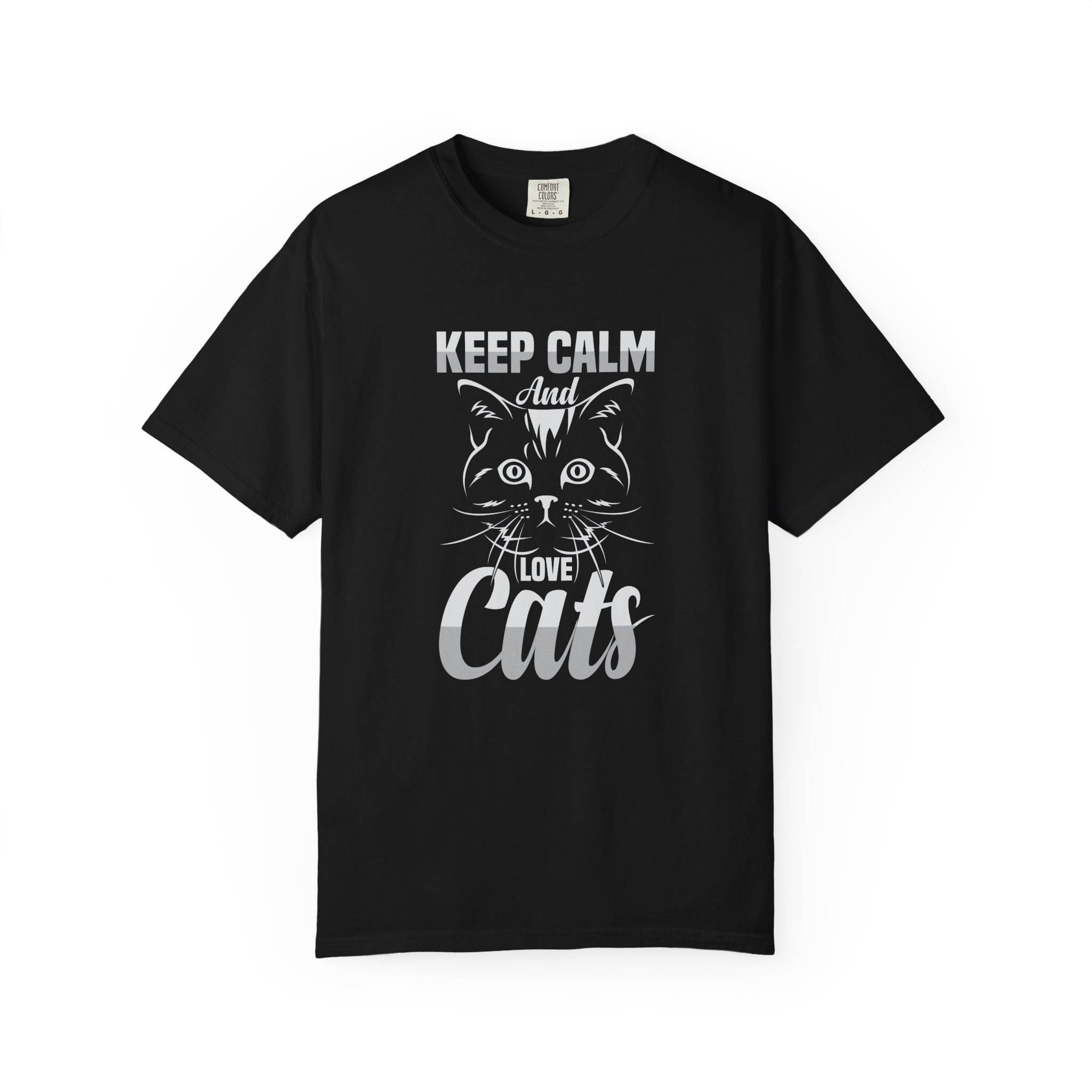 cn - 5.10b - Keep Calm and Love Cats T-Shirt. - Image 33