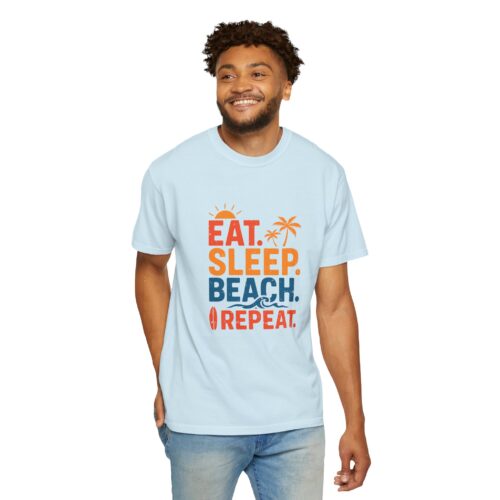Beach Life Unisex T-Shirt - Eat Sleep Beach Repeat, Summer Wear, Vacation Shirt, Gift for Beach Lovers, Relaxed Summer Style. - Image 47