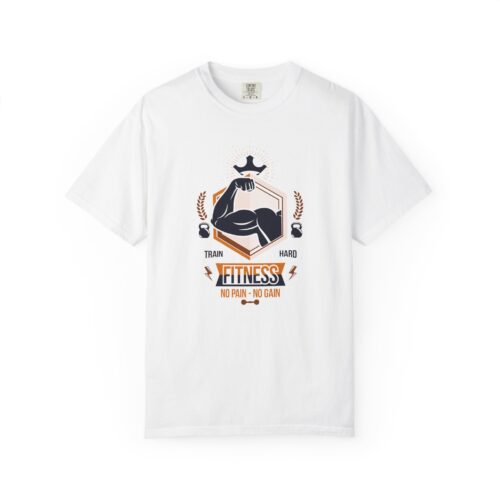 Fitness Gym T-Shirt — "Train Hard, No Pain No Gain" Workout Tee. - Image 1