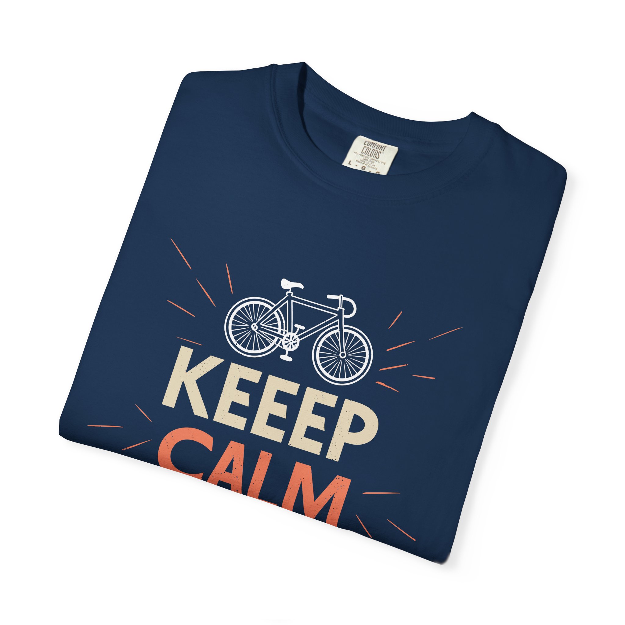 Unisex Bicycle Theme T-Shirt, Keep Calm and Pedal On Tee, Gift for Cyclists, Vintage Style Top, Casual Wear, Bike Lover Shirt. - Image 42