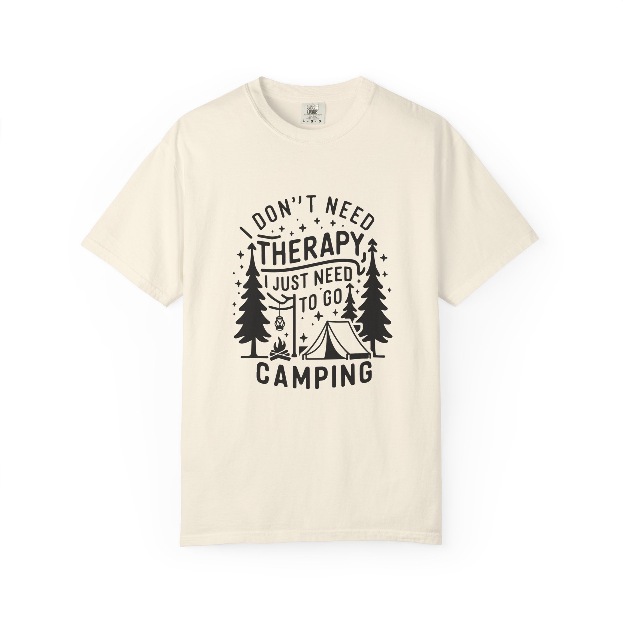 Camping Therapy Unisex T-shirt, Outdoor Adventure Tee, Funny Camping Gift, Nature Lover Apparel, Summer Travel Shirt. - Image 33