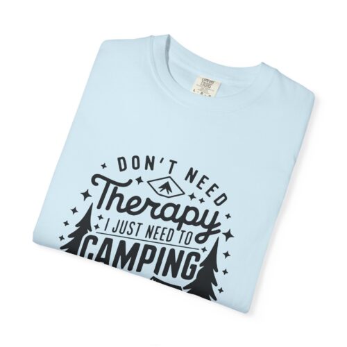 Camping Therapy T-Shirt | Unisex Garment-Dyed Tee for Outdoor Lovers, Perfect Gift for Campers, Nature Lovers, and Adventure Seekers. - Image 42