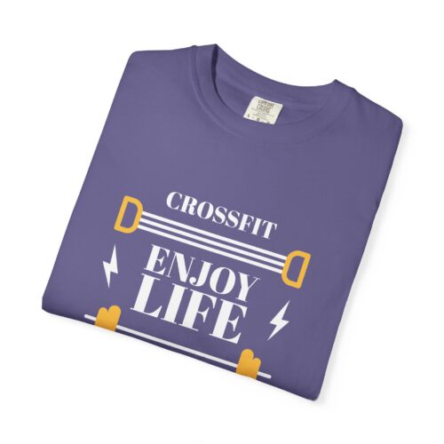 CrossFit Motivational T-Shirt, Unisex Workout Tee, Gym Apparel, Fitness Gift, Enjoy Life It's Just One. - Image 42