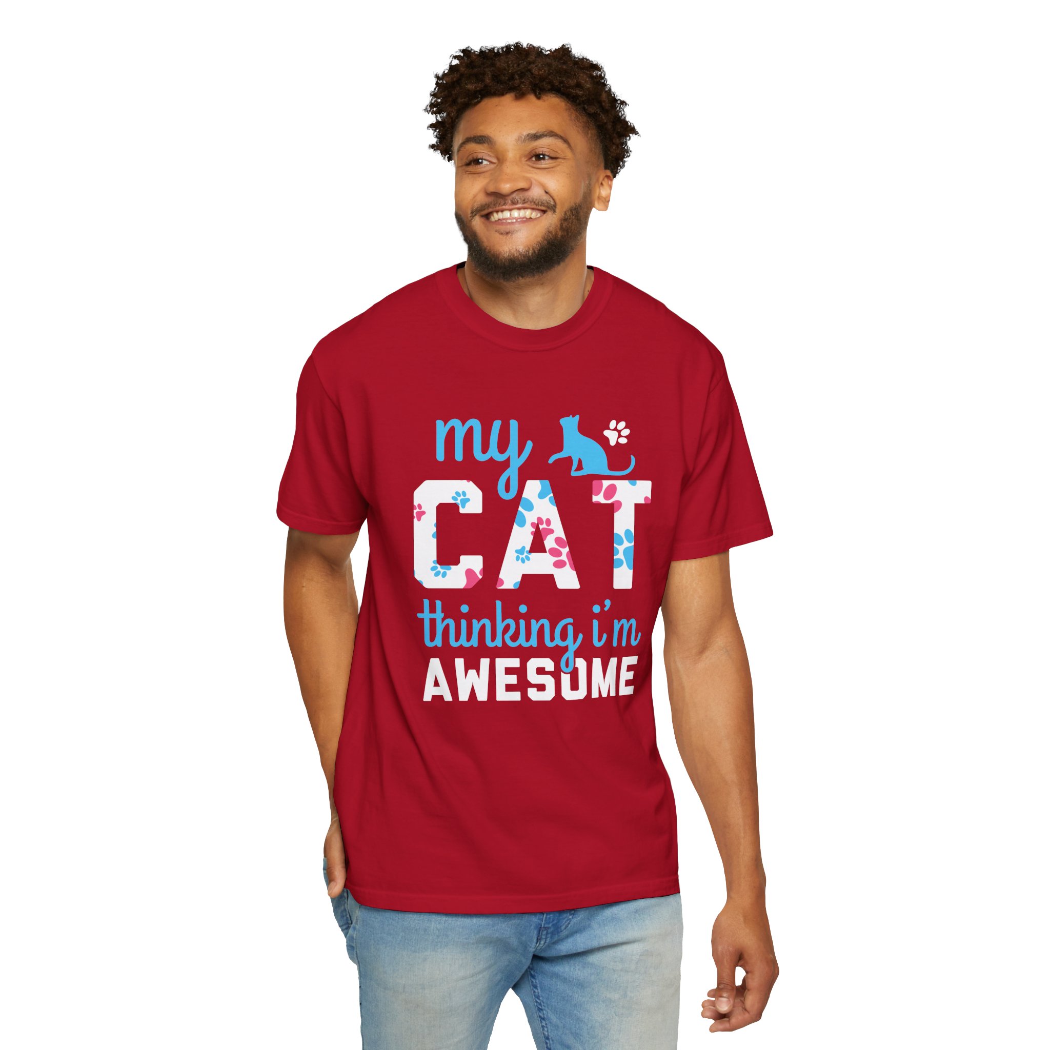 cn - 5.11 - My Cat Thinking I'm Awesome T-Shirt — Funny Cat Lover Tee. - Image 47