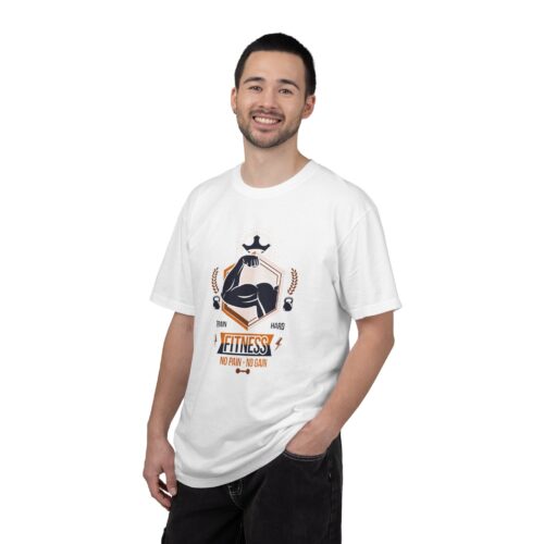 Fitness Gym T-Shirt — "Train Hard, No Pain No Gain" Workout Tee. - Image 3