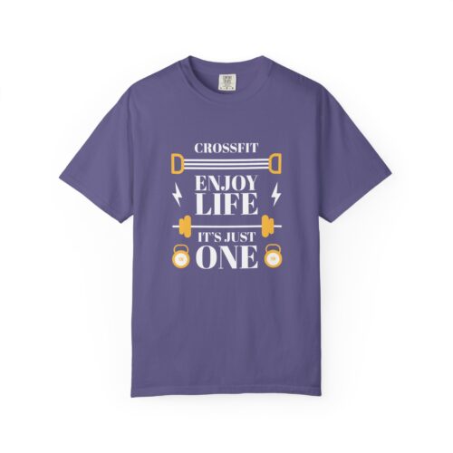 CrossFit Motivational T-Shirt, Unisex Workout Tee, Gym Apparel, Fitness Gift, Enjoy Life It's Just One. - Image 41