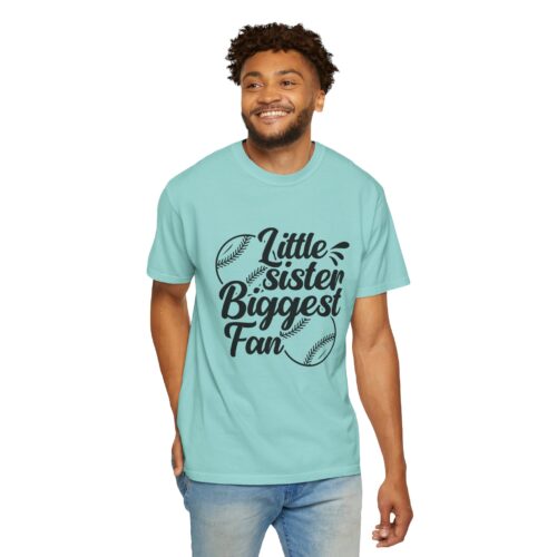 Cheerful Fan T-Shirt for Little Sisters, Baseball Enthusiast Gift, Sports Fan Apparel, Unisex Casual Wear, Soft Cotton Tee. - Image 39