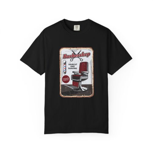 Vintage Barbershop T-Shirt, Unisex Graphic Tee, Haircut & Shaving Design, Barber Gift, Casual Wear, Retro Style, Gift for Him/Her. - Image 25