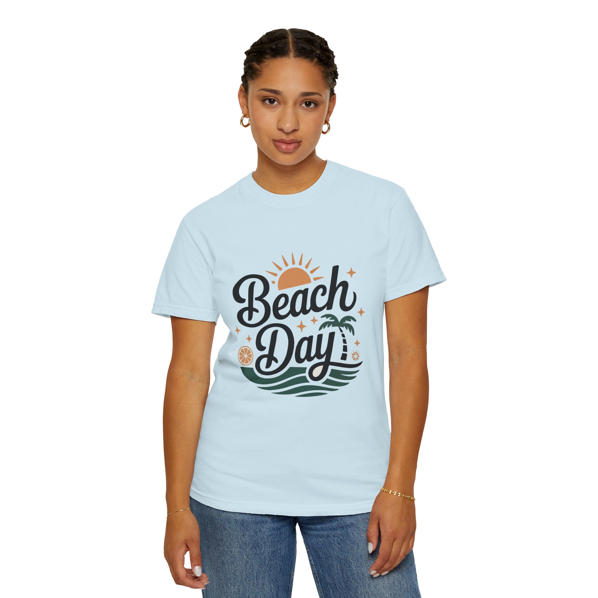 Beach Day Unisex Garment-Dyed T-Shirt, Summer Vibes Shirt, Casual Beachwear, Vacation Tee, Gift for Beach Lovers. - Image 45