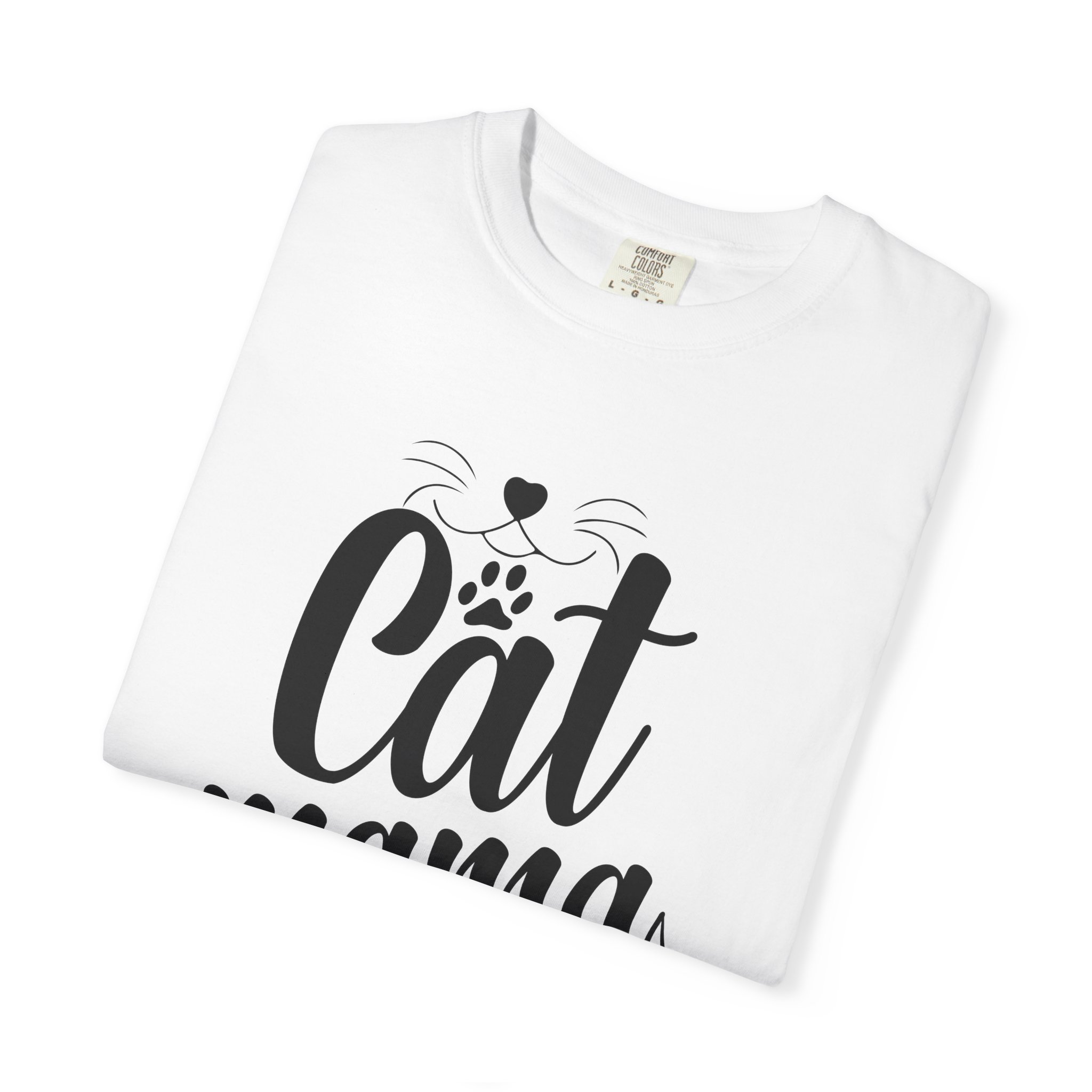 cn - 5.9 - Cat Mama T-Shirt — Cute Feminine Cat Lover Tee. - Image 2