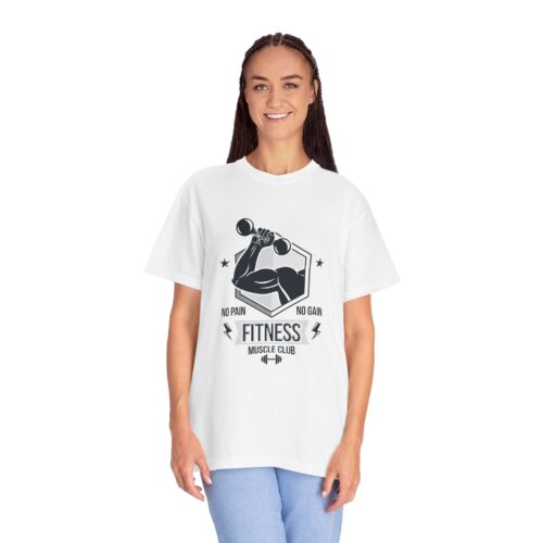 Fitness Muscle Club T‑Shirt — "No Pain No Gain" Gym Workout Tee. - Image 12