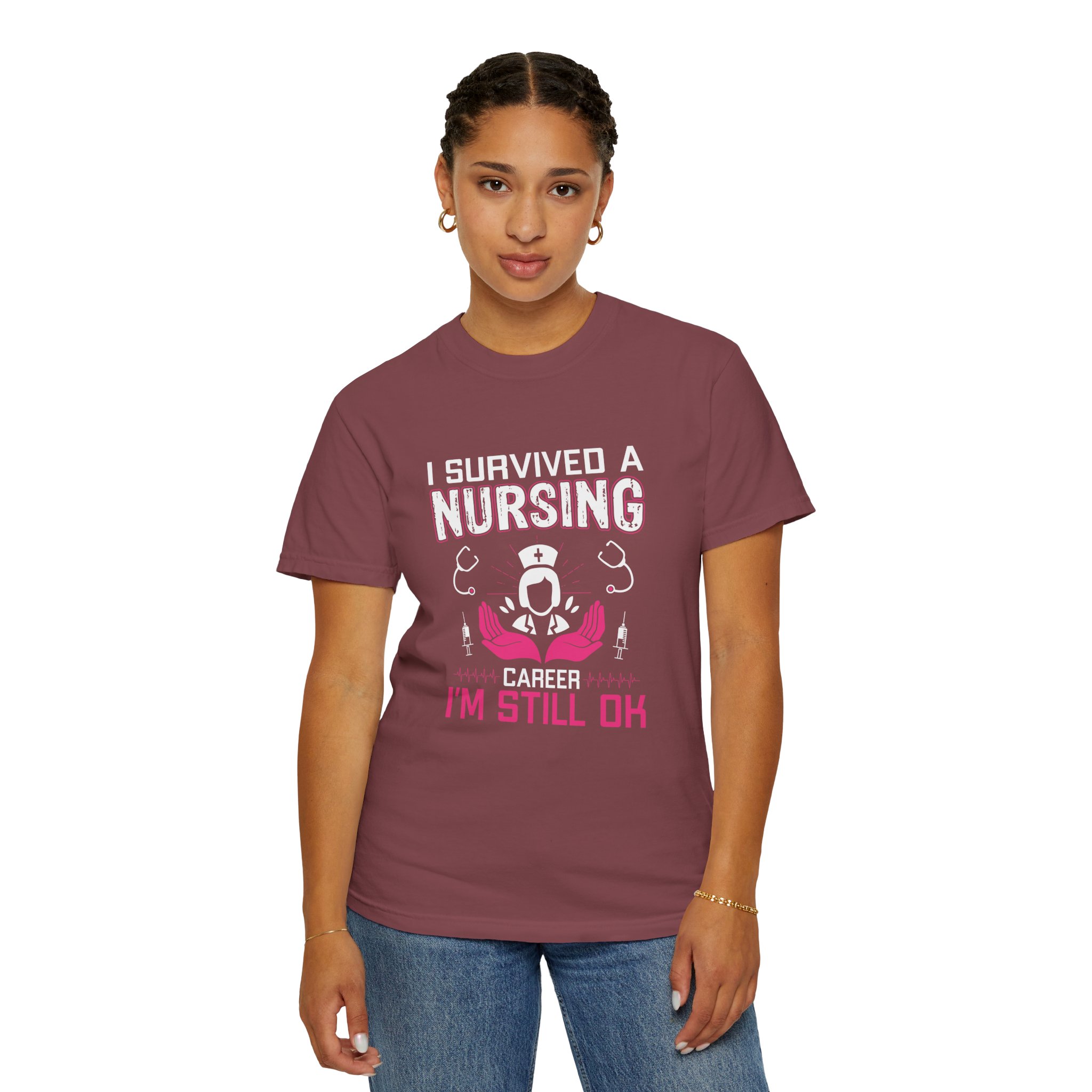 Nursing Survival T-shirt, Funny Nursing Gift, Nurse Appreciation Day Tee, Medical Career Humor Shirt, Unisex Casual Wear. - Image 53
