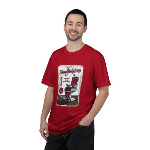Vintage Barbershop T-Shirt, Unisex Graphic Tee, Haircut & Shaving Design, Barber Gift, Casual Wear, Retro Style, Gift for Him/Her. - Image 51