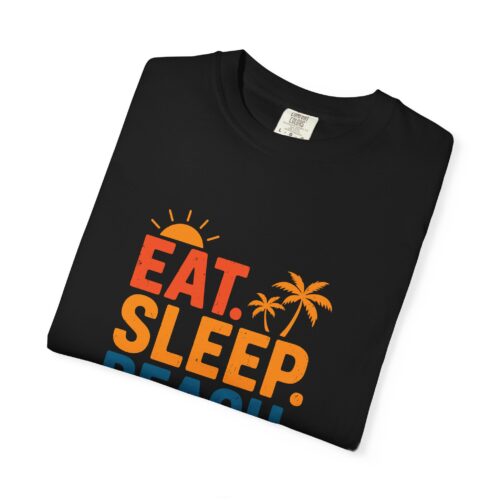 Beach Life Unisex T-Shirt - Eat Sleep Beach Repeat, Summer Wear, Vacation Shirt, Gift for Beach Lovers, Relaxed Summer Style. - Image 10