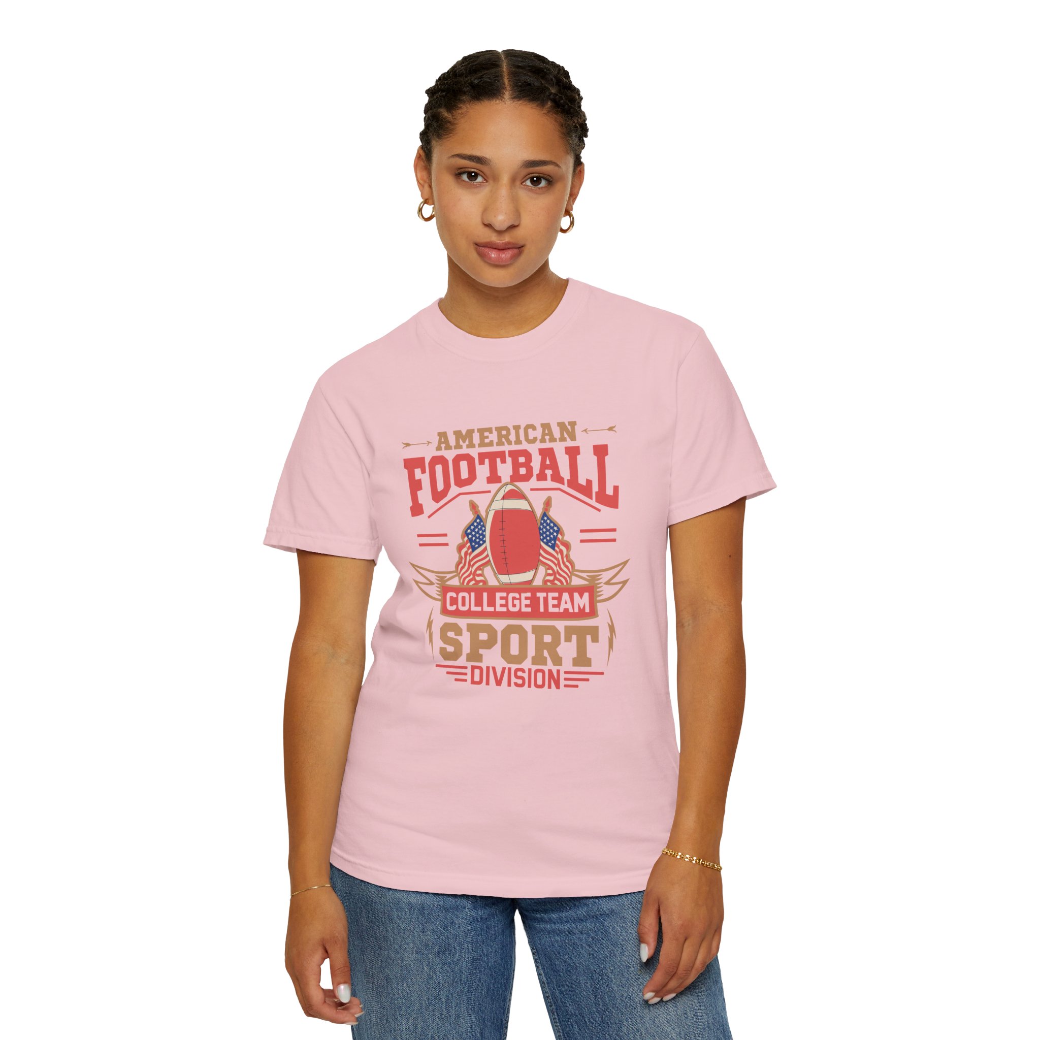 Vintage American Football Unisex T-Shirt, College Team Apparel, Sport Division Tee, Game Day Wear, Football Fan Gift. - Image 45