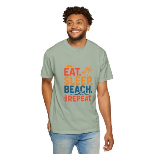 Beach Life Unisex T-Shirt - Eat Sleep Beach Repeat, Summer Wear, Vacation Shirt, Gift for Beach Lovers, Relaxed Summer Style. - Image 31