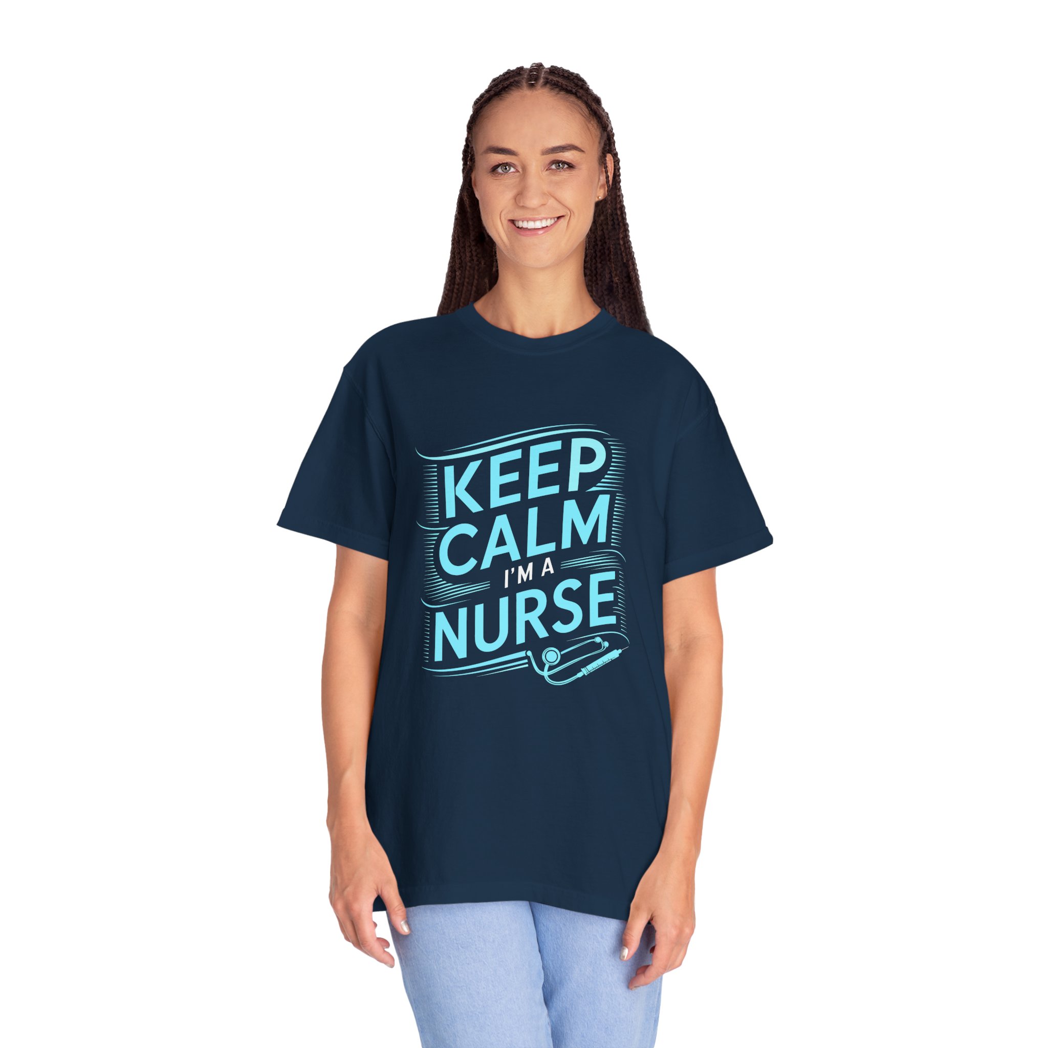 Nurse Appreciation T-Shirt | Keep Calm I'm a Nurse Tee | Gift for Nurses | Healthcare Worker Shirt | Comfortable Unisex Apparel. - Image 44