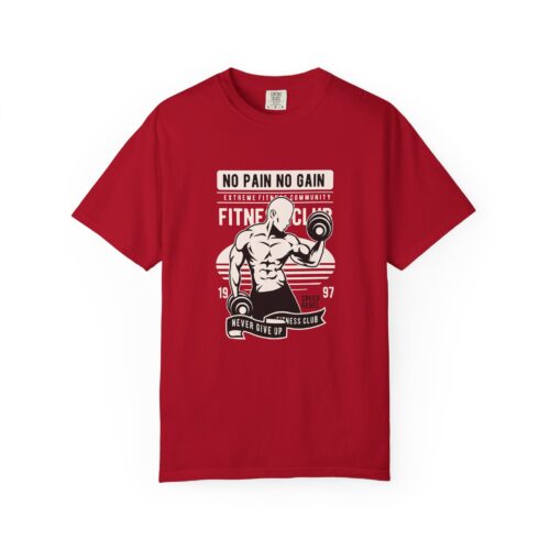 Fitness Motivation T-Shirt, Workout Tee, Gym Gear, Gift for Lifters, Unisex Casual Top, No Pain No Gain Design. - Image 25