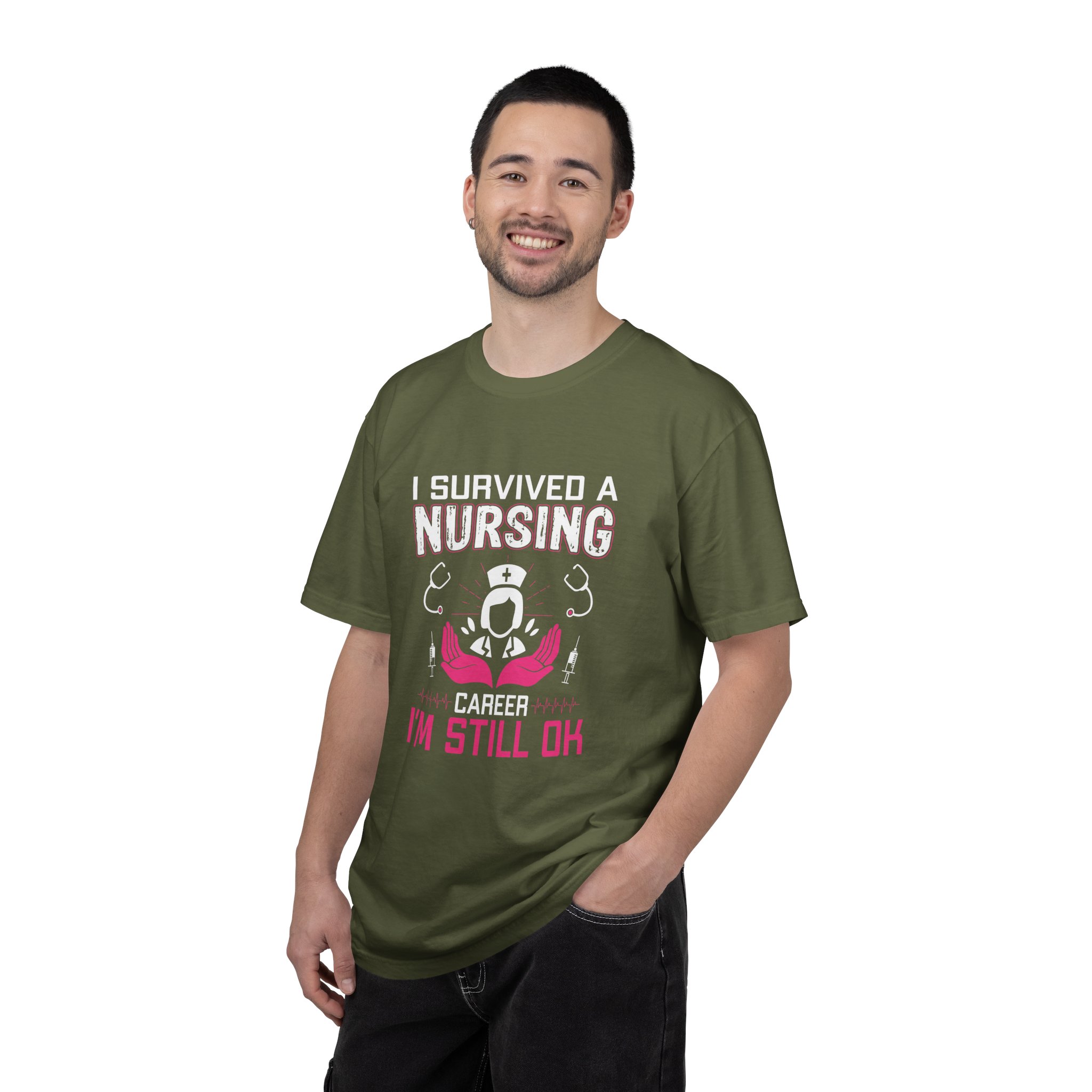 Nursing Survival T-shirt, Funny Nursing Gift, Nurse Appreciation Day Tee, Medical Career Humor Shirt, Unisex Casual Wear. - Image 11