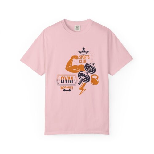 Gym Sports Club Workout T-Shirt — Muscle, Dumbbell & Kettlebell Fitness Tee. - Image 33