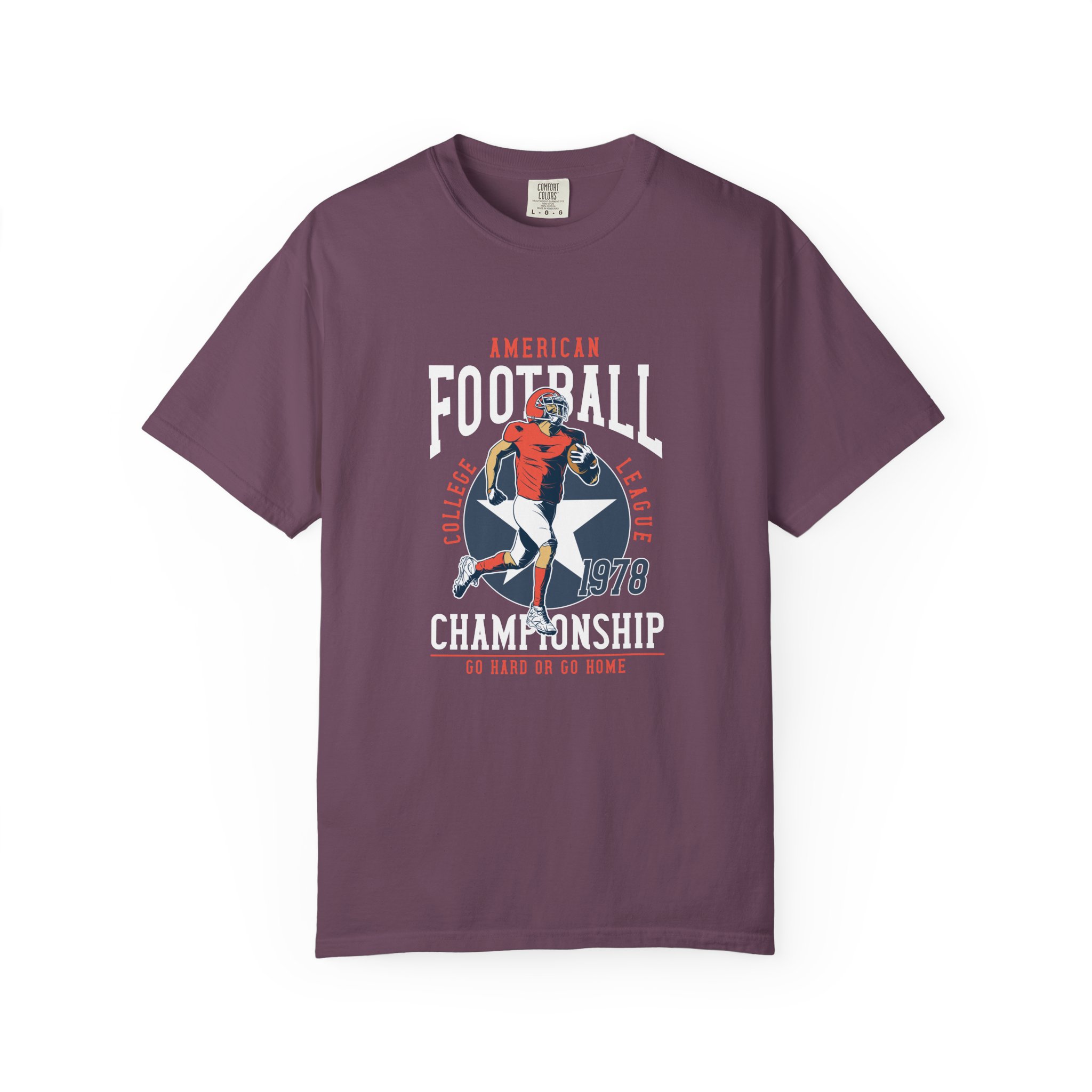 Vintage Football Championship T-Shirt, Sports Tee, Unisex Apparel, Gift for Football Fans, Casual Wear, Retro Style, Game Day Shir. - Image 9