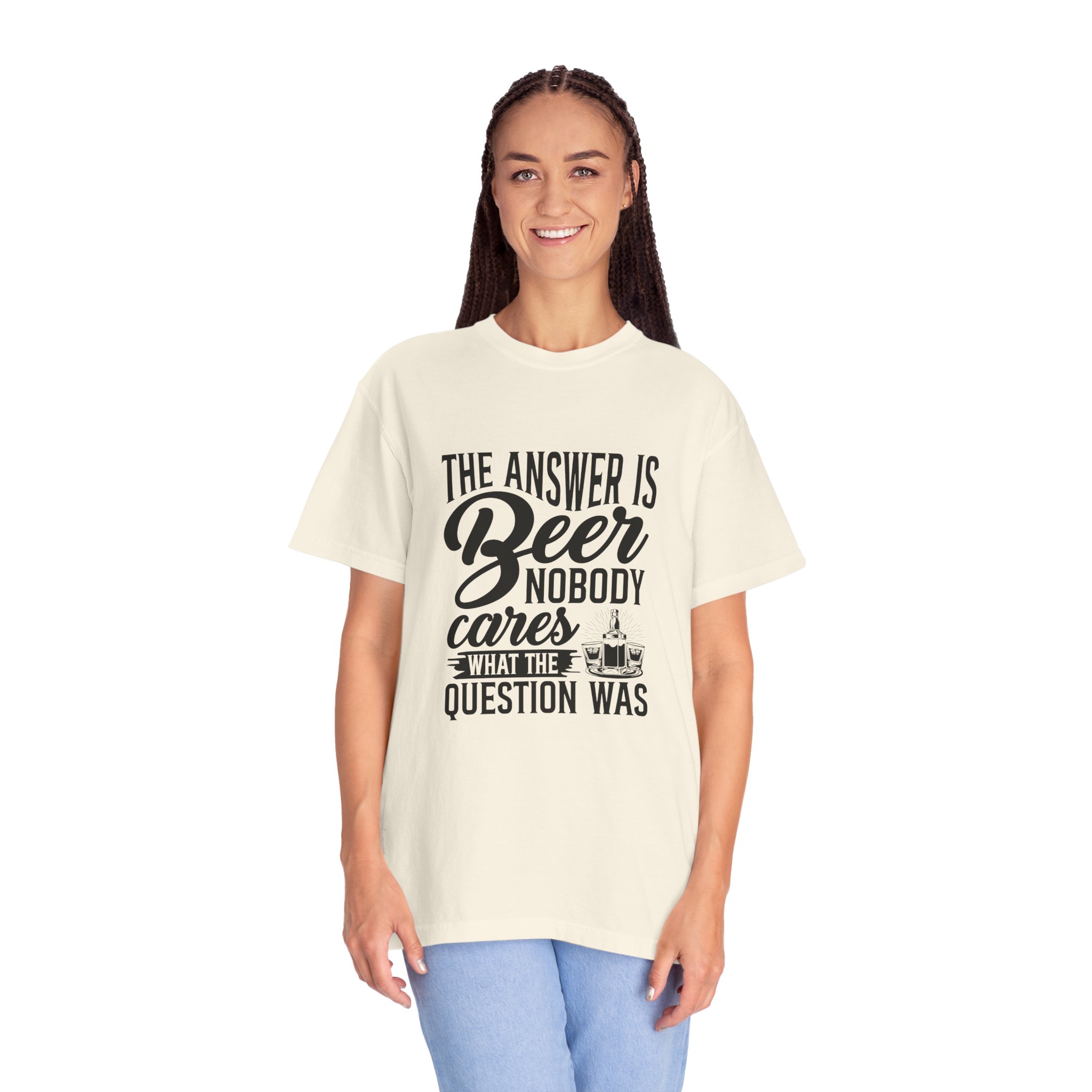 Funny Beer Quote Unisex T-Shirt, Casual Tee, Gift for Beer Lovers, Party Apparel, Comfortable Weekend Wear. - Image 4