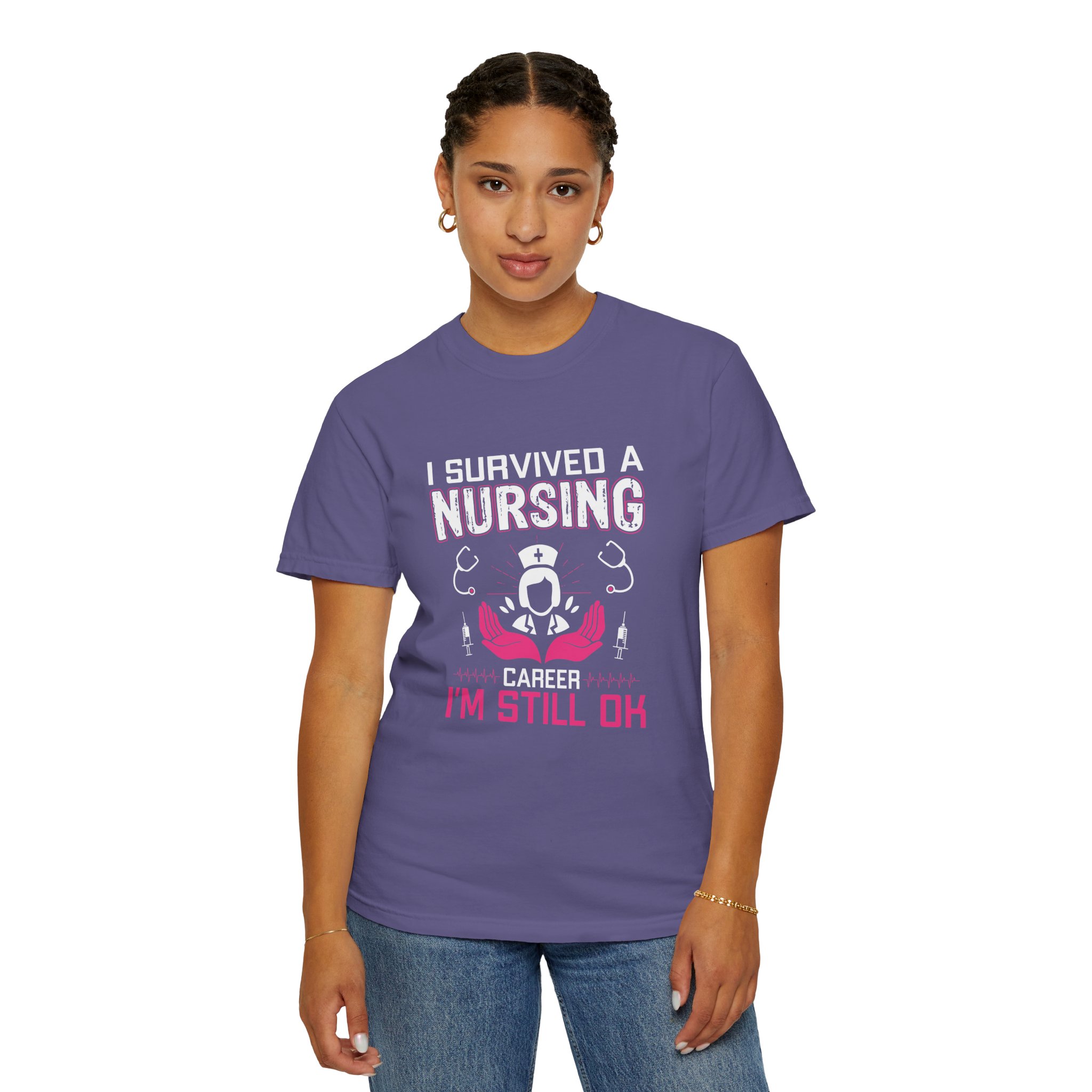 Nursing Survival T-shirt, Funny Nursing Gift, Nurse Appreciation Day Tee, Medical Career Humor Shirt, Unisex Casual Wear. - Image 45