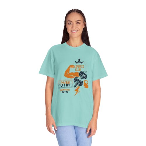 Gym Sports Club Workout T-Shirt — Muscle, Dumbbell & Kettlebell Fitness Tee. - Image 20