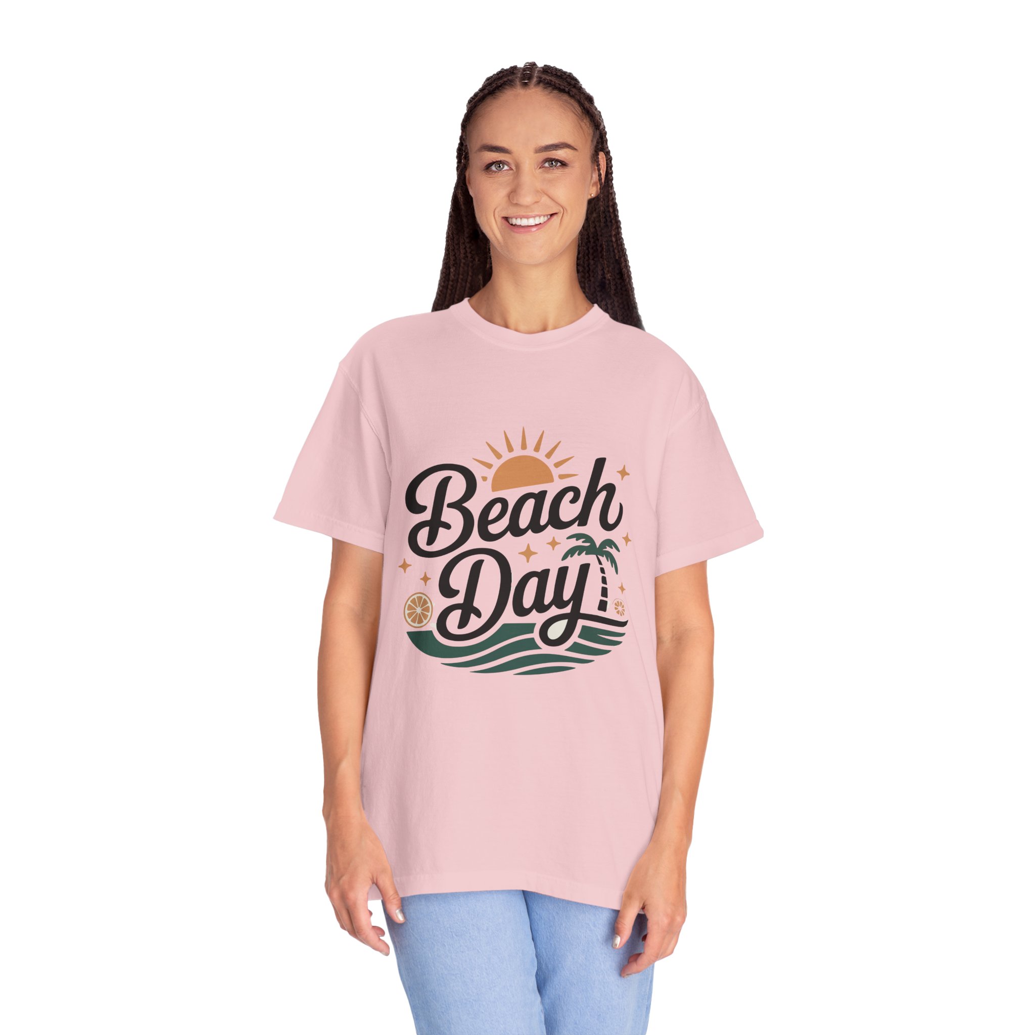 Beach Day Unisex Garment-Dyed T-Shirt, Summer Vibes Shirt, Casual Beachwear, Vacation Tee, Gift for Beach Lovers. - Image 52
