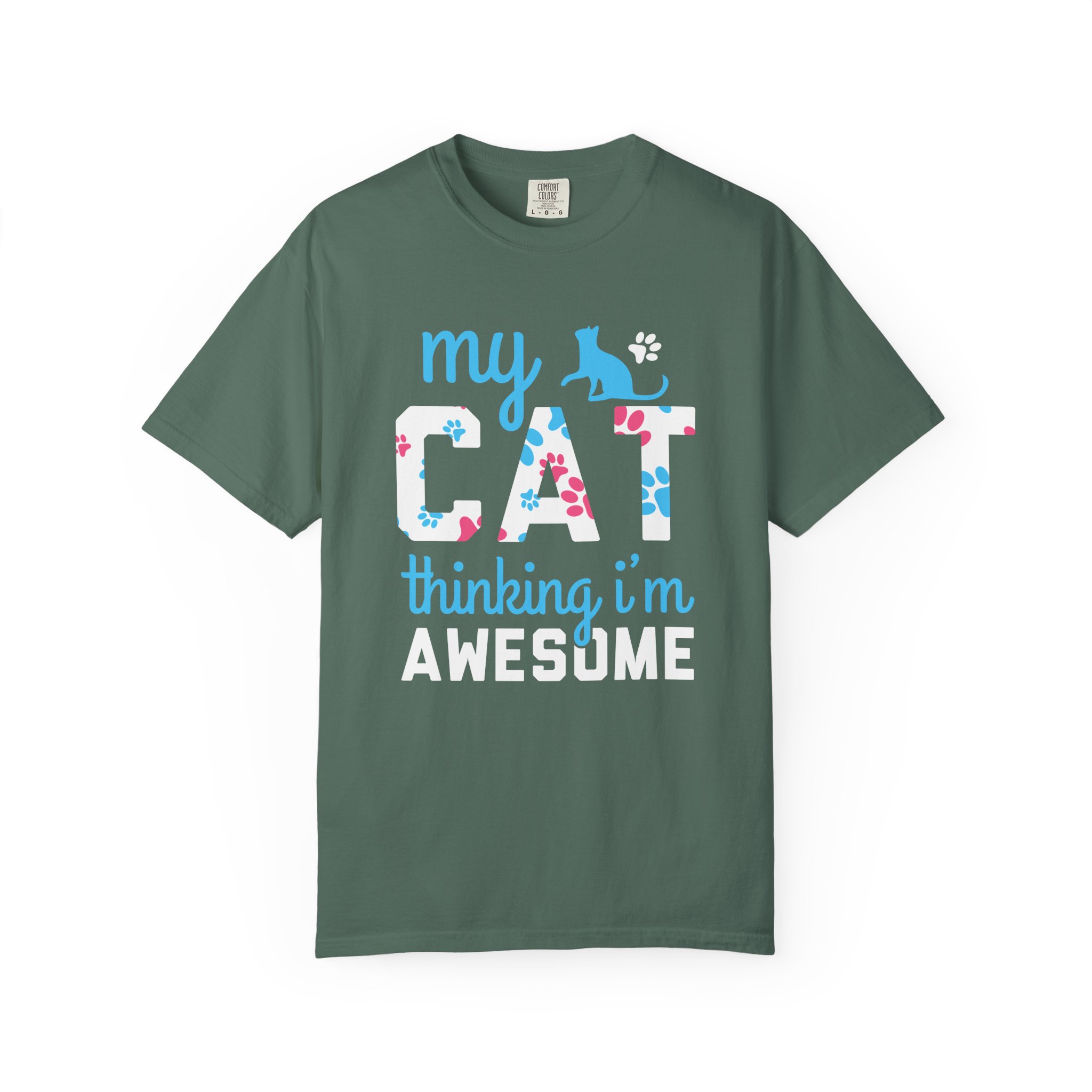 cn - 5.11 - My Cat Thinking I'm Awesome T-Shirt — Funny Cat Lover Tee. - Image 9