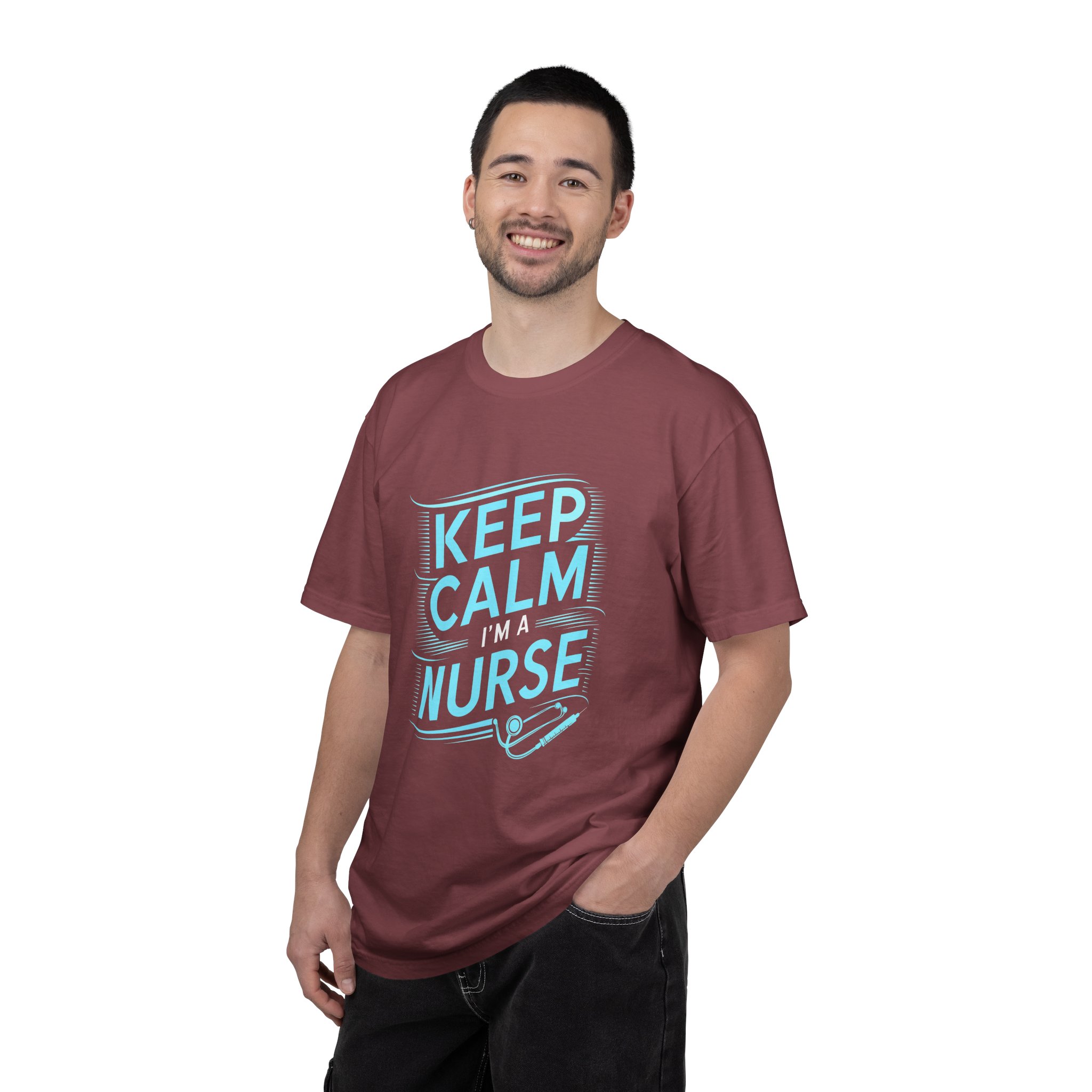 Nurse Appreciation T-Shirt | Keep Calm I'm a Nurse Tee | Gift for Nurses | Healthcare Worker Shirt | Comfortable Unisex Apparel. - Image 3