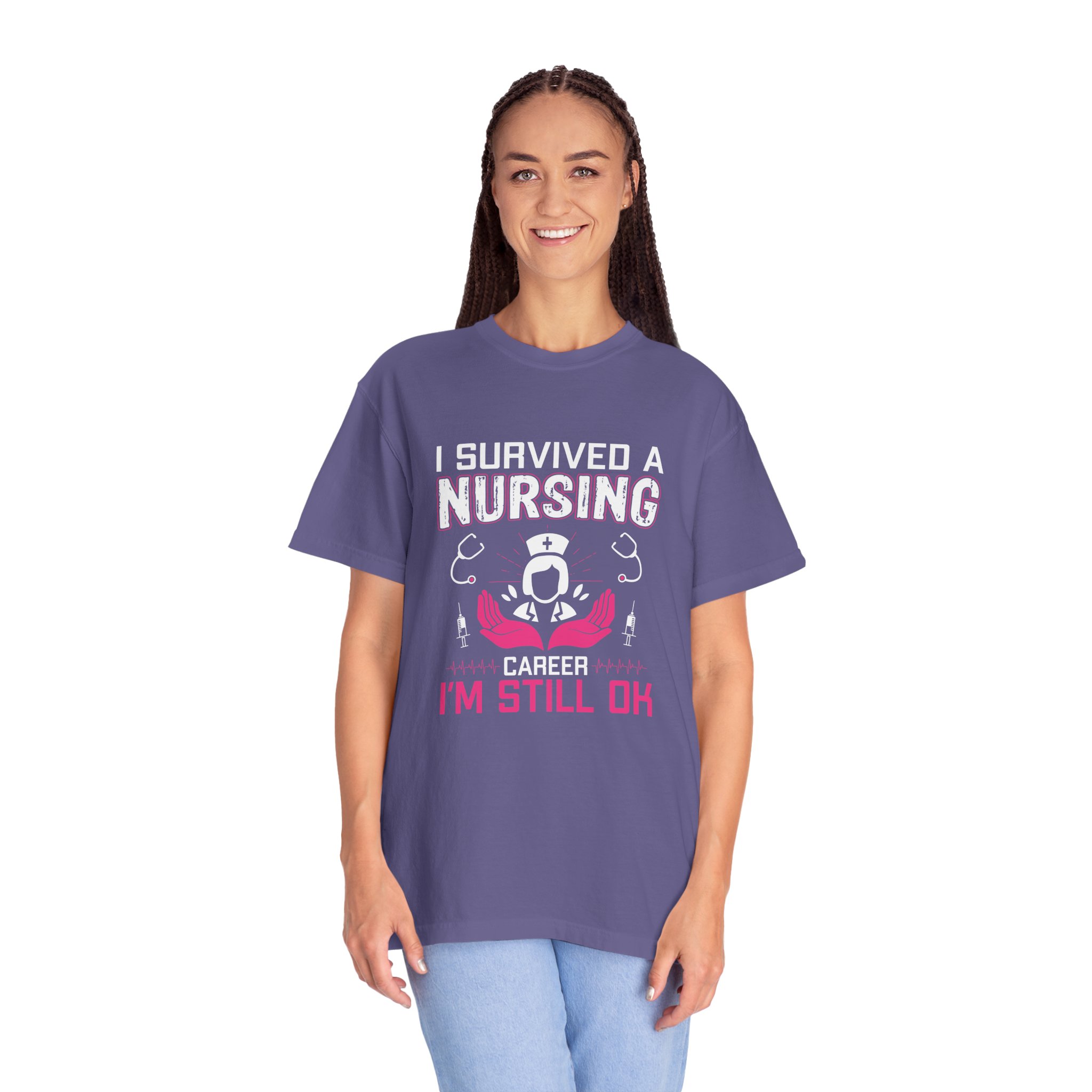 Nursing Survival T-shirt, Funny Nursing Gift, Nurse Appreciation Day Tee, Medical Career Humor Shirt, Unisex Casual Wear. - Image 44