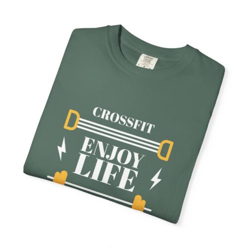 CrossFit Motivational T-Shirt, Unisex Workout Tee, Gym Apparel, Fitness Gift, Enjoy Life It's Just One. - Image 18