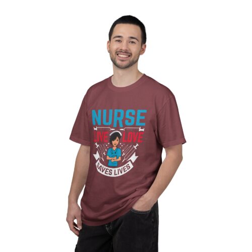 Nurse Live Love T-shirt, Unisex Medical Apparel, Gift for Nurses, Healthcare Worker Tee, Funny Nurse Shirt. - Image 51