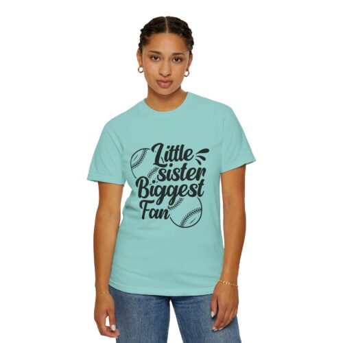 Cheerful Fan T-Shirt for Little Sisters, Baseball Enthusiast Gift, Sports Fan Apparel, Unisex Casual Wear, Soft Cotton Tee. - Image 37
