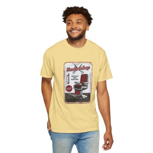 Vintage Barbershop T-Shirt, Unisex Graphic Tee, Haircut & Shaving Design, Barber Gift, Casual Wear, Retro Style, Gift for Him/Her. - Image 39