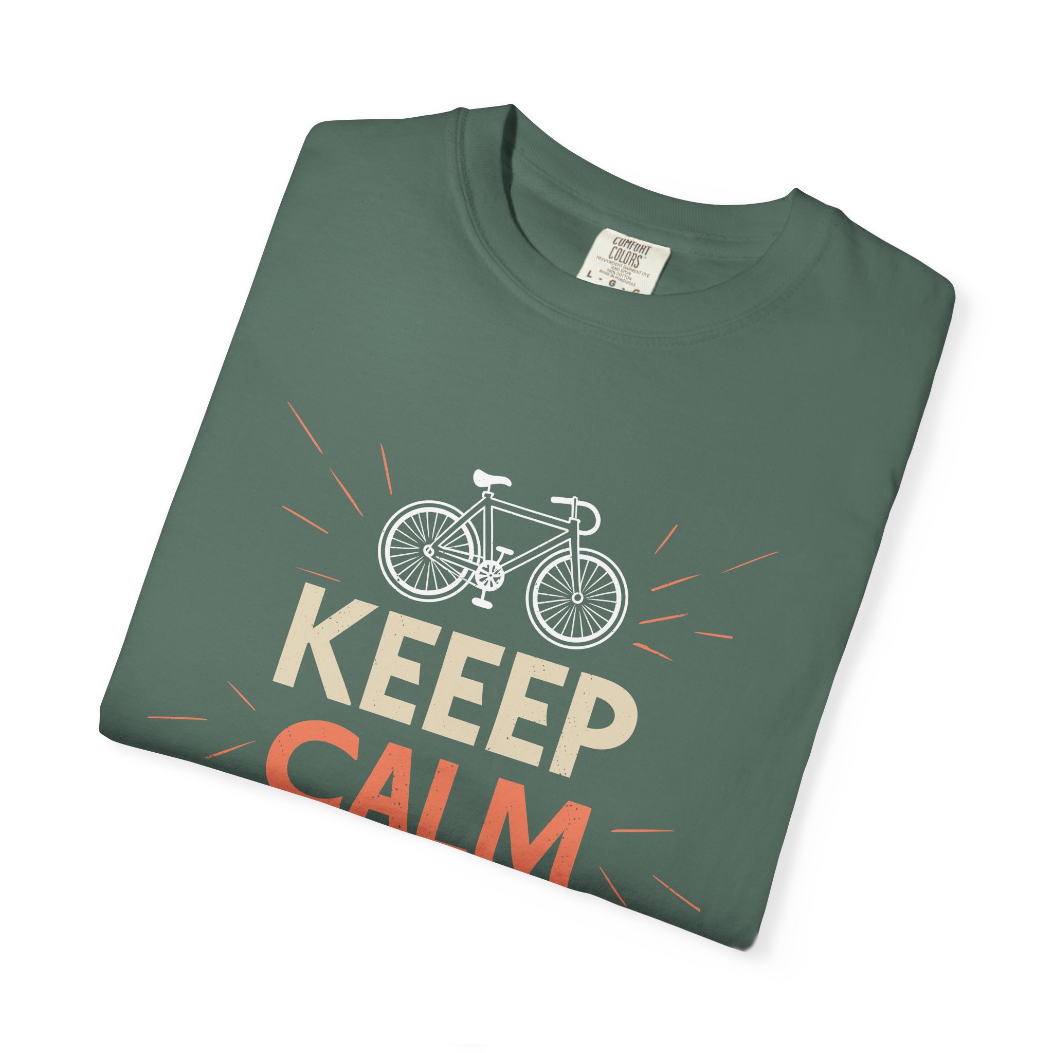 Unisex Bicycle Theme T-Shirt, Keep Calm and Pedal On Tee, Gift for Cyclists, Vintage Style Top, Casual Wear, Bike Lover Shirt. - Image 26