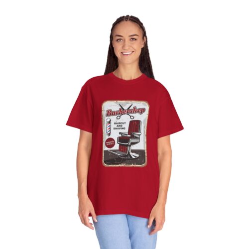 Vintage Barbershop T-Shirt, Unisex Graphic Tee, Haircut & Shaving Design, Barber Gift, Casual Wear, Retro Style, Gift for Him/Her. - Image 52
