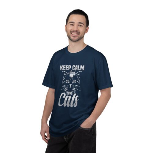 Keep Calm and Love Cats T-Shirt. - Image 27