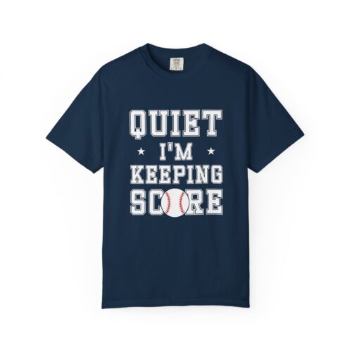 Baseball Scorekeeper T-Shirt | Unisex Garment-Dyed Tee | Ideal for Sports Fans, Coaches, Birthdays, and Game Days. - Image 41