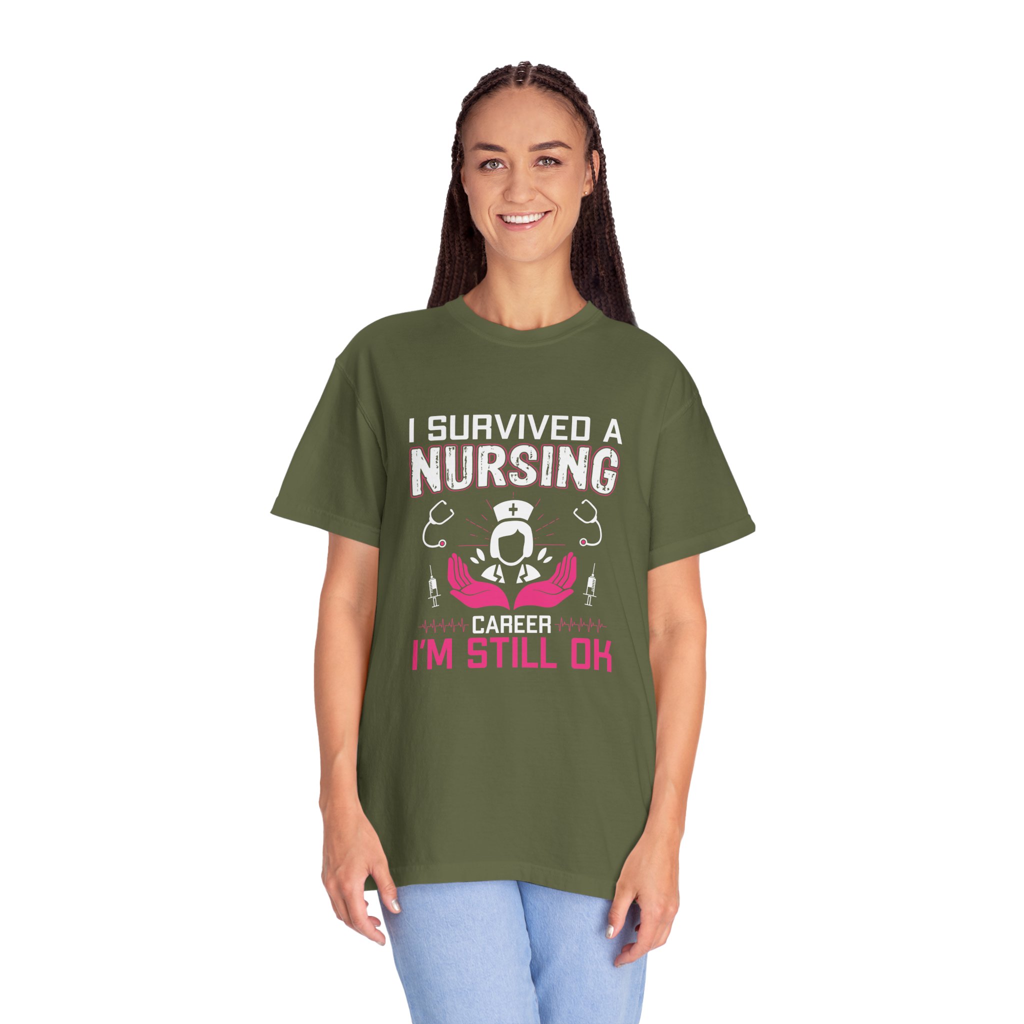 Nursing Survival T-shirt, Funny Nursing Gift, Nurse Appreciation Day Tee, Medical Career Humor Shirt, Unisex Casual Wear. - Image 12