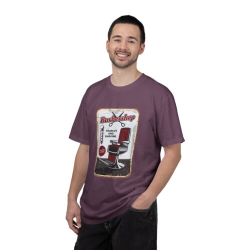 Vintage Barbershop T-Shirt, Unisex Graphic Tee, Haircut & Shaving Design, Barber Gift, Casual Wear, Retro Style, Gift for Him/Her. - Image 43